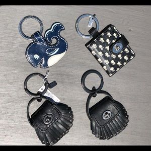 Coach Key Chain- Flower Picture Holder